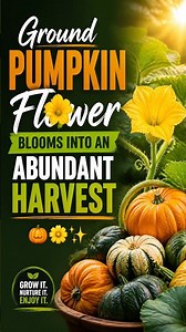 Ground Pumpkin Flower Blooms Into an Abundant Harvest 🎃🌼✨