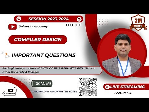 CD56:Compiler Design Important Questions Answer, Question Bank,Assignment