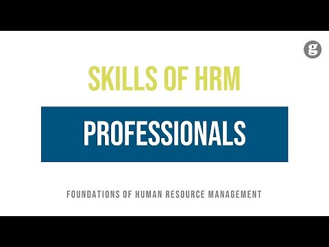 Skills of HRM Professionals