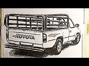 How to draw and shade a toyota quantum hiace van | drawing and shading a car