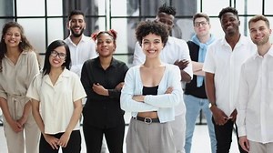 Young Colleagues During Meeting Office Stand Stock Footage Video (100% Royalty-free) 1097202521 | Shutterstock