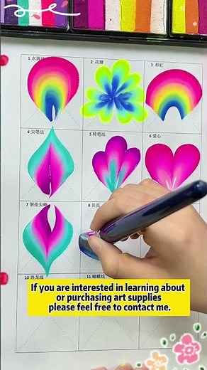 The 12 basic flat brush techniques 💫are the foundation of every face painting design!