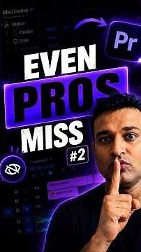 Even Pros Miss This Premiere Pro Feature #2 ‪@AdobeVideo‬