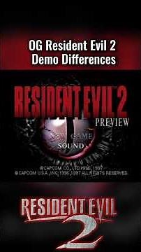 Original Resident Evil 2 Demo Differences #ResidentEvil2 #ResidentEvil2Demo