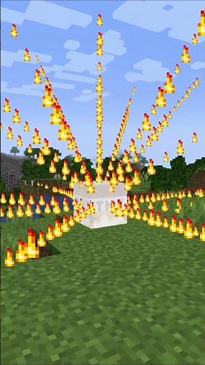 With the Firestorm TNT, you burn the world of Minecraft.