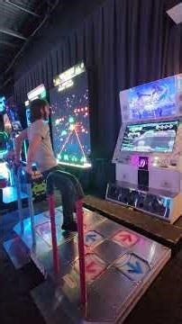 playing DDR at Dave & Busters (Bad Apple)