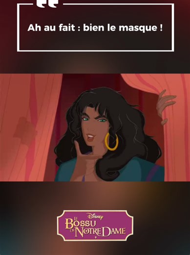 Réponse à @marsu_delires Partagez vos répliques préférées et remplissons ce monde de la magie Disney ✨️🎞 #lebossudenotredame #quasimodo #clopin #esmeralda #disney