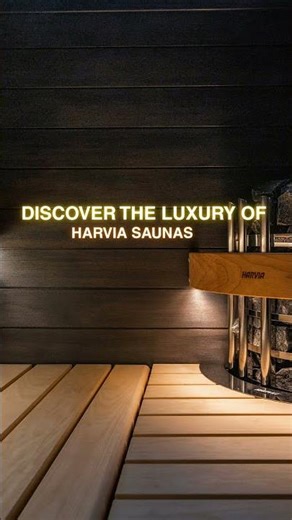 Harvia saunas and steam rooms are trusted worldwide!