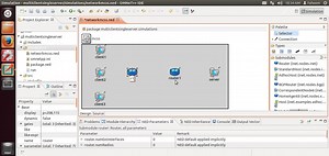 OMNeT++ - Demonstration of multi-client single-server communication using INET framework