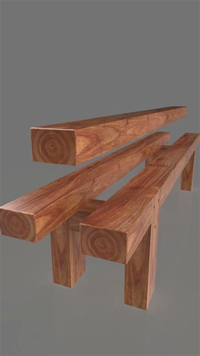 The bench you can make with wood is simple and elegant, and gives you a different kind of comfor