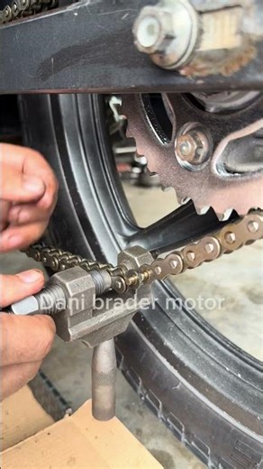 Teknik sederhana cara potong rantai motor