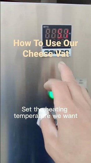 Cheese Making Machine丨How To Use Cheese Vat