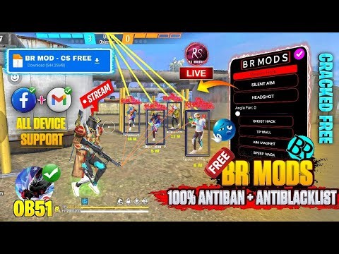 BR MODS FREE FIRE MOD MENU LIVE GAME PLAY | FF MOD MENU