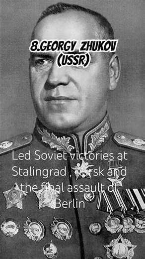 Top 10 generals of ww2 #history #ww2 #military #top