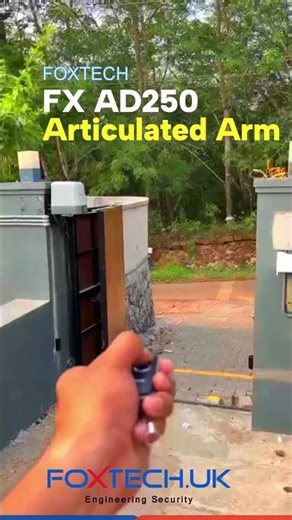 FOXTECH Articulated Arm Gate Automation | Articulated Arm Motor| Remote control Articulated Arm.