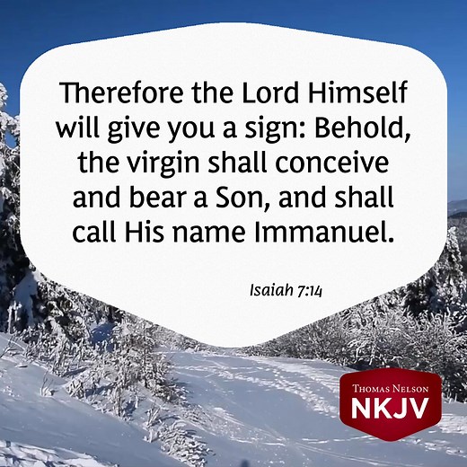 The Lord has promised us deliverance! . . #Bible #BibleVerse #God #Advent #Christmas #Scripture #NKJV #NKJVBible | The NKJV Bible