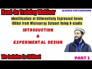 Microarray data analysis using R-programming | WEBINAR | PART1