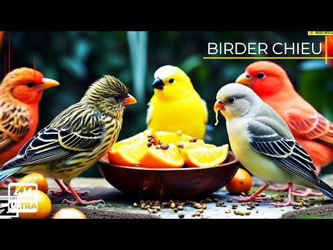 🔴😸 Little Birds & Squirrels under the Sunshine🕊️🐿️ Live 12 Hours in Ultra HD 😺