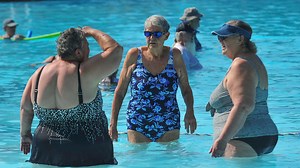 Watch as senior citizens enjoy a day at the Oak Ridge Outdoor Pool