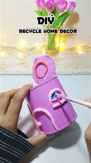 DIY Mosquito Coil Holder From Waste | Recycled Home Decor Craft#diy#shorts #recyclecraft