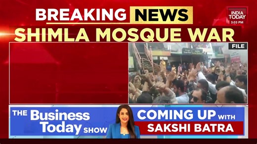 9.2K views · 128 reactions | Breaking | Shimla: Illegal mosque faces dozer Court orders demolition of disputed shrine Anjilee Istwal with details. | India Today | Facebook