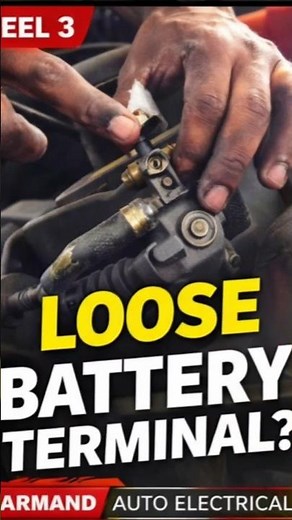 Engine Cranks Weak? Check Battery Terminal First ‪@armandelectrical‬