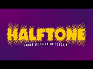Halftone Text Effect in Adobe Illustrator – Tutorial