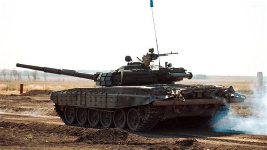 Ukrainian Tanks In Action Against Russia