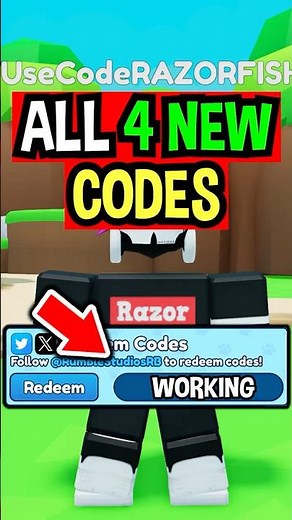 ALL 4 NEW CODES in Bubble Gum Simulator Infinity..