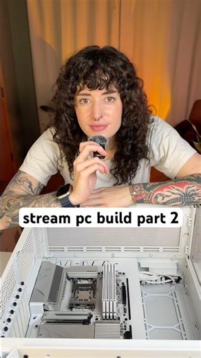 Installing the Motherboard into My Stream PC Case #pcbuild #shorts #desksetup #pcgaming