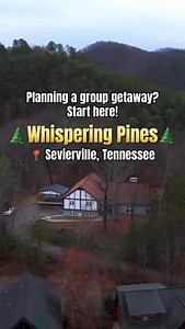 Whispering Pines a perfect getaway cabin for a Spring break trip to the Smoky Mountains!⛰️🐻🌲 Sleeps 22 | 11 Beds | 5 Bedrooms | Game Room and Swim Spa 📍Located in Sevierville, Tennessee 🔗Link in bio to book now and secure your dates! #springbreak #vacations #smokymountains #cabinstay #familyvacation | Honeybear Hideaways