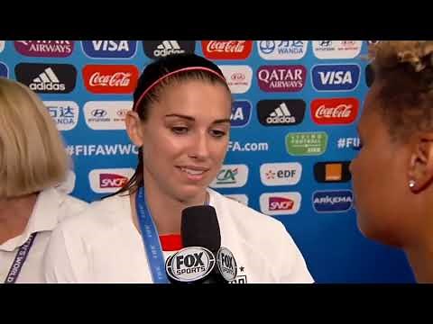 Alex Morgan Gets Emotional: "These Are Tears of Joy" 🏆🥇😭 - Post-WWC Win v. NED - 7-7-19