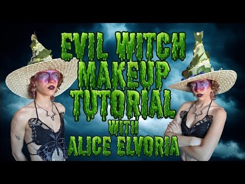 Evil Witch Makeup Tutorial 🔮 Dark Seductive Halloween Transformation | Easy Witch Look