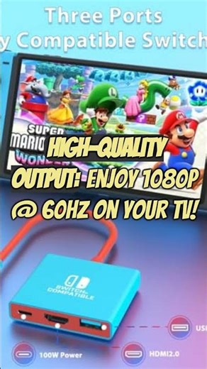 Upgrade Your Gaming Experience with the Portable Switch Dock!