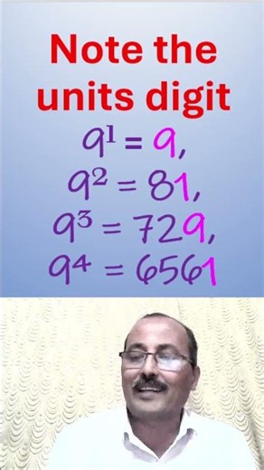 Exponents Units digit Challenge #3 #class8maths