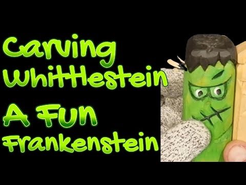 Carving Whittlestein A Fun Frankenstein-Inspired Wood Carving (Basswood Whittling)