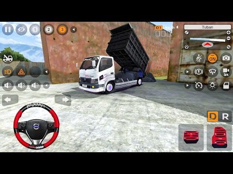 Dyna Dump Truck Swerves Long Journey With Bad Driver l Mod Bus Simulator Indonesia