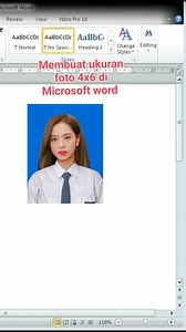 1M views · 8.3K reactions | Membuat ukuran foto 4x6 di Microsoft word #tutorial #microsoft #tipsword #tipsexcel #belajarkomputer | Hari Yantosbh | Facebook