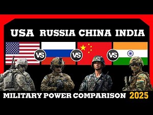 USA vs Russia vs China vs India Military Power Comparison | Russia vs USA vs China vs India