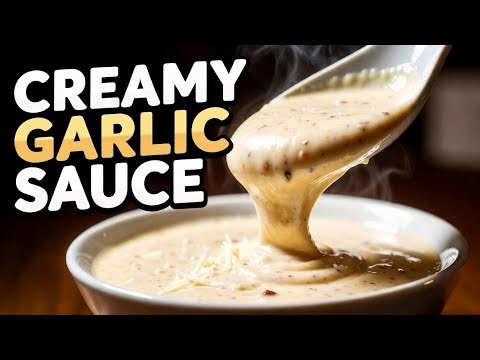 Garlic Parmesan Sauce | 5 Minute Recipe