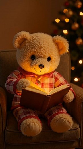 Teddy’s Cozy Christmas Prep #Christmas #teddybear #christmastree #christmasgift #christmasornaments #Santa | Teddy Bear