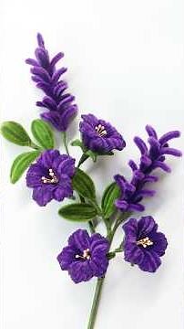 DIY Pipe Cleaner Crafts - How To Make Beautiful Flower from Chenille Stems Pipe Cleaner #diy #craft