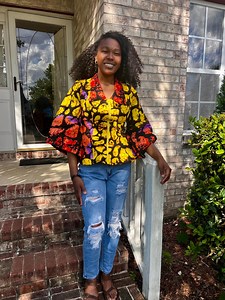 African Prints Ankara Fitted Tops/blouse - Etsy