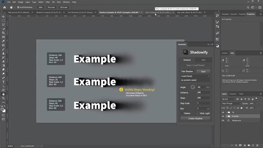 如何使用PS制作逼真的阴影PS逼真阴影Shadowify汉化插件