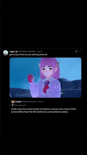 pokemon animations have more personality in 2d or 3d?