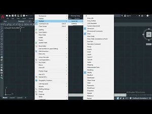 SETTING AUTOCAD CLASSIC WORKSPACE | AUTOCAD 2021 | TUTORIAL |