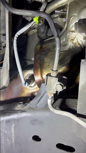 2008 Nissan frontier new oxygen sensor smoking