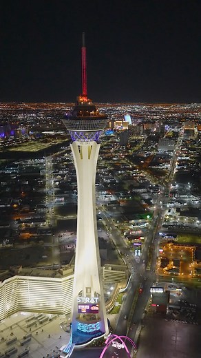 The STRAT is the tallest freestanding observation tower in the United States! #Vegas | Maverick Helicopters