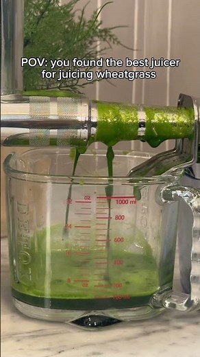 We found the best juicer for juicing wheatgrass