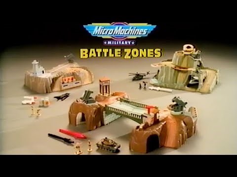 Micro Machines TV Commercial: Military Battle Zones Playsets 1995 - Version 01